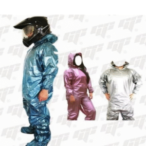 Impermeable tipo bolsa metalizado
