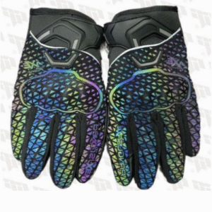 Guantes de moto AXE tornasol semi impermeables