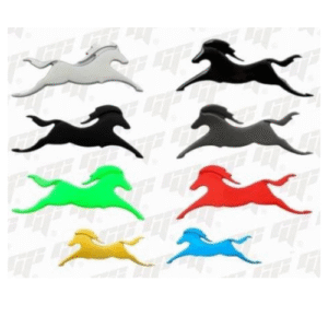 Emblema caballo Apache para moto