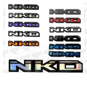 Emblemas metálicos NKD moto