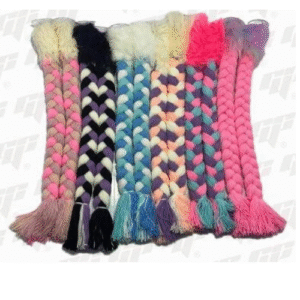Trenzas para casco moto